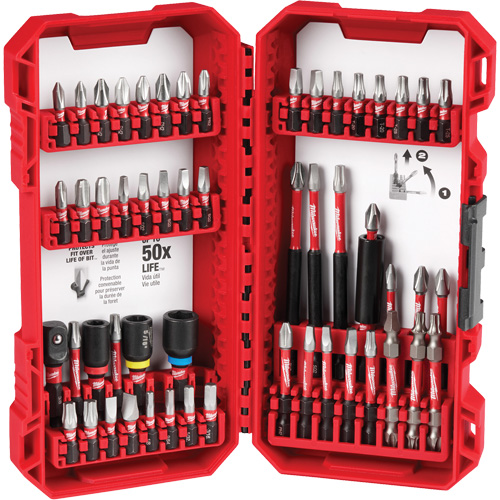 Jeu de 54 forets &agrave; choc Shockwave Impact-Duty Meunier Outillage Industriel