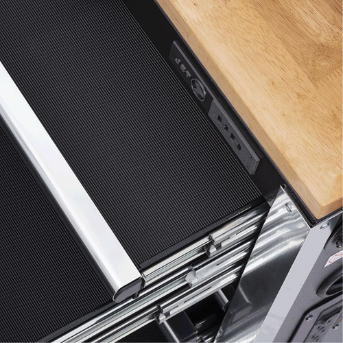 HDRC5212 Armoire mobile de s&eacute;rie HD, 12 tiroirs, 51-1/4" la x 21" p x 40-3/10" h, Noir Meunier Outillage Industriel