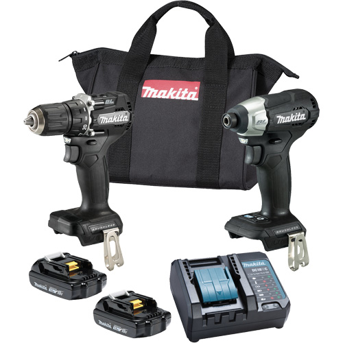 Ensemble 2 outils sous compact &agrave; moteur sans balai LXT, Lithium-ion, 18 V Meunier Outillage Industriel