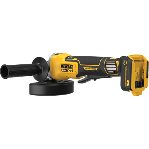 Meuleuse &agrave; vitesse variable sans balai et sans fil avec interrupteur &agrave; palette MAX* XR (outil seulement), Roue de 4-1/2" - 5", 20 V Meunier Outillage Industriel