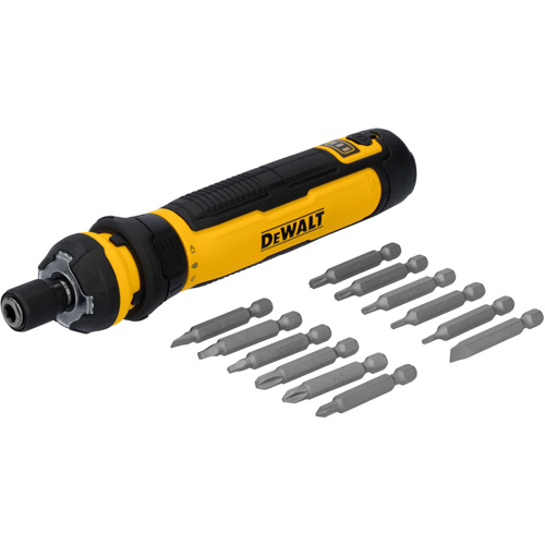 14-Piece Cordless Screwdriver Set with FLEXDRIVE Control, 4 V, 44 in-lbs/5 Nm Max. Torque Meunier Outillage Industriel