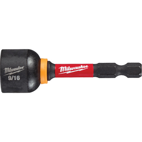 SHOCKWAVE Impact Duty Magnetic Nut Driver, 9/16" Drive, 2-9/16" L, Magnetic Meunier Outillage Industriel