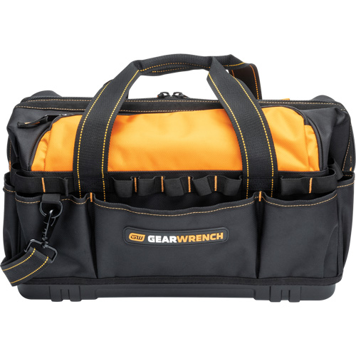 Professional 20" Tool Bag, Nylon, 33 Pockets, Black/Orange Meunier Outillage Industriel