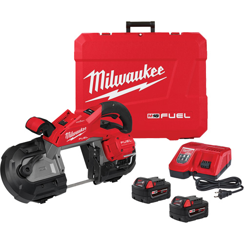 M18 FUEL Deep Cut Dual Trigger Band Saw Kit, 18 V, 5" Capacity Meunier Outillage Industriel