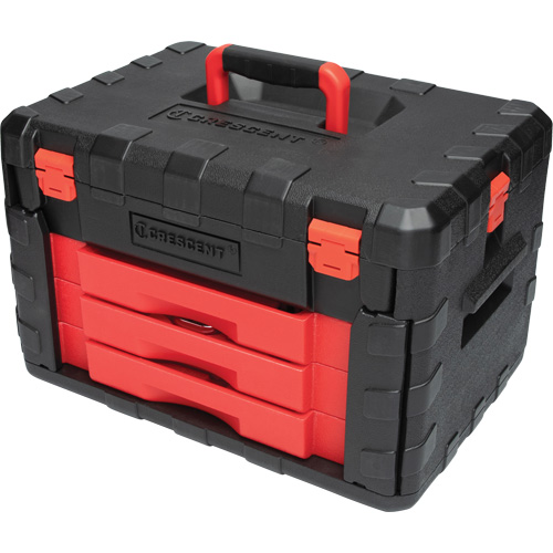 1/4", 3/8" & 1/2" Mechanics Hand Tool Set with 3-Drawer Storage Case Meunier Outillage Industriel