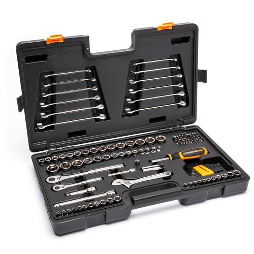1/4" & 3/8" Drive 72-Tooth, 6-Point Professional Tool Set Meunier Outillage Industriel