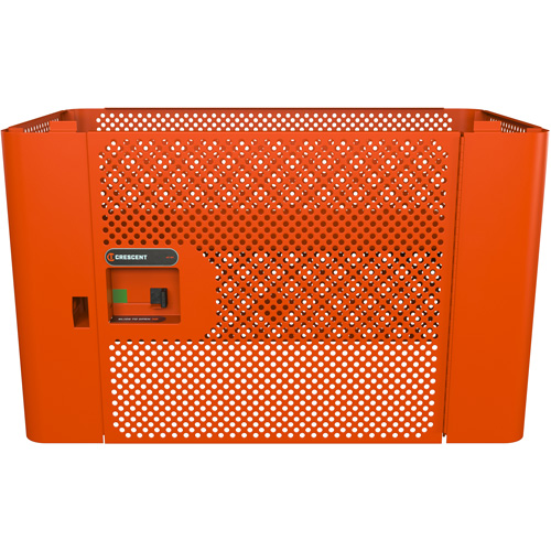 Panneau de s&eacute;curit&eacute; en maille RAILWORKS avec porte simple et rangement verrouillable Meunier Outillage Industriel