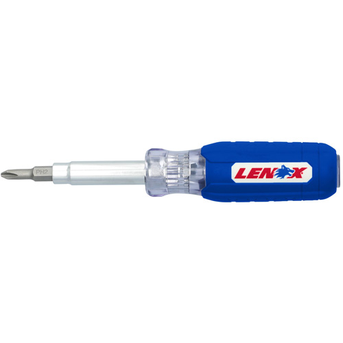 6-in-1 Multi-Bit Screwdriver, Textured Handle Meunier Outillage Industriel