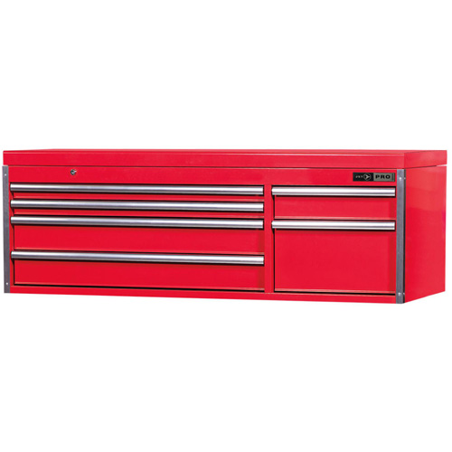 Coffre pour m&eacute;canicien de s&eacute;rie Pro PMC5606, 55-1/2" la, 6 tiroirs, Rouge Meunier Outillage Industriel