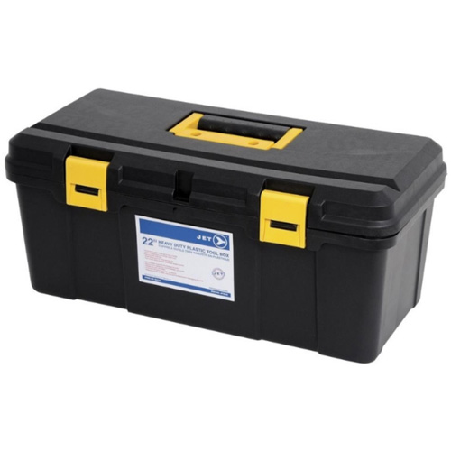 Coffre &agrave; outils portatif en plastique JPTB-22, 22" la x 10-1/4" p x 9-1/2" h, Noir Meunier Outillage Industriel