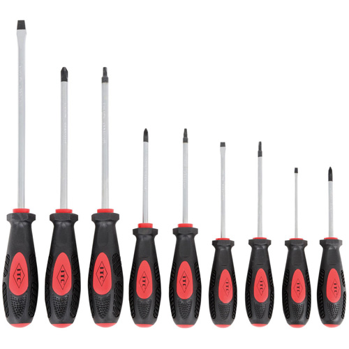 IESD-9S Ergonomic Screwdriver Set, 9 Pcs., Magnetic Meunier Outillage Industriel