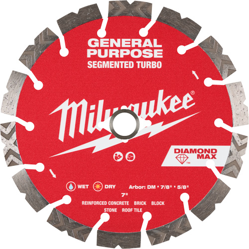 DIAMOND MAX Segmented Turbo General Purpose Diamond Blade Meunier Outillage Industriel