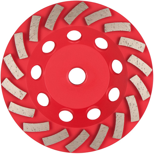 Meule boisseau diamant&eacute;e &agrave; 18 segments Turbo DIAMOND MAX Meunier Outillage Industriel
