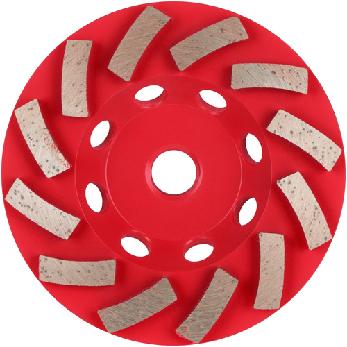 Meule boisseau diamant&eacute;e &agrave; 12 segments Turbo DIAMOND MAX Meunier Outillage Industriel