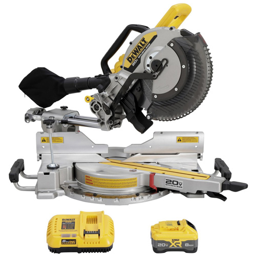 Trousse scie &agrave; onglets coulissante &agrave; double biseau 20V MAX* XR Meunier Outillage Industriel