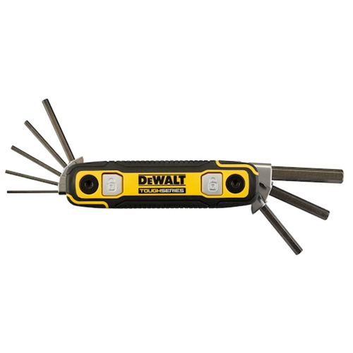 Cl&eacute; hexagonale pliante verrouillable TOUGHSERIES, 8 mcx, M&eacute;trique Meunier Outillage Industriel