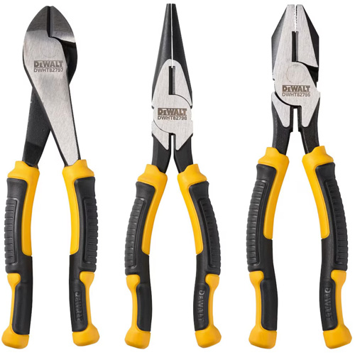 Laser Hardened Pliers Set, 3 Pieces Meunier Outillage Industriel