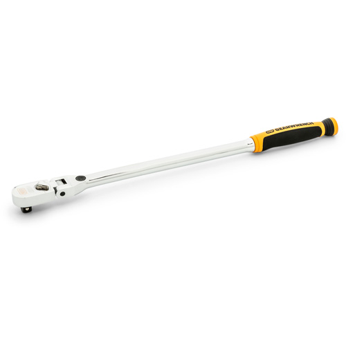 Cl&eacute; &agrave; cliquet &agrave; t&ecirc;te flexible verrouillable 120XP avec poign&eacute;e double mat&eacute;riau Meunier Outillage Industriel