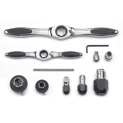 Ratcheting Tap & Die Accessory Set, 11 Pieces Meunier Outillage Industriel