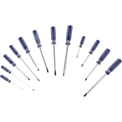 Jeu de tournevis Philips & &agrave; fente, 12 m Meunier Outillage Industriel