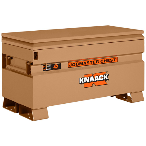Model 42 Jobsite Chest with Padlock, 42" x 19" x 23-3/8", Steel, Tan Meunier Outillage Industriel