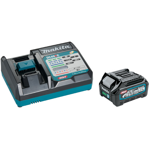 Trousse de d&eacute;marrage avec chargeur rapide et batterie 2.5Ah 40Vmax XGT , 40 V, Lithium-ion Meunier Outillage Industriel