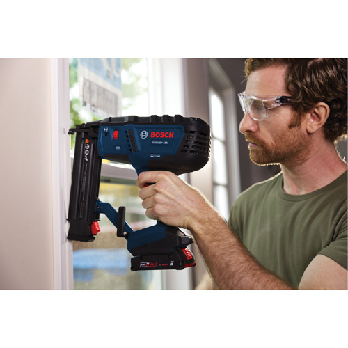 Brushless 18-Gauge Brad Nailer Kit with Standard Power Battery, 18 V, Lithium-Ion Meunier Outillage Industriel