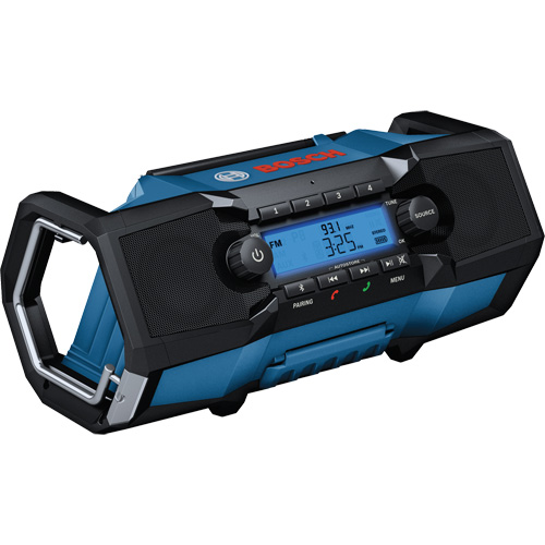 Compact Jobsite Radio with Bluetooth&reg; 5.0, Lithium-Ion, 18 V Meunier Outillage Industriel