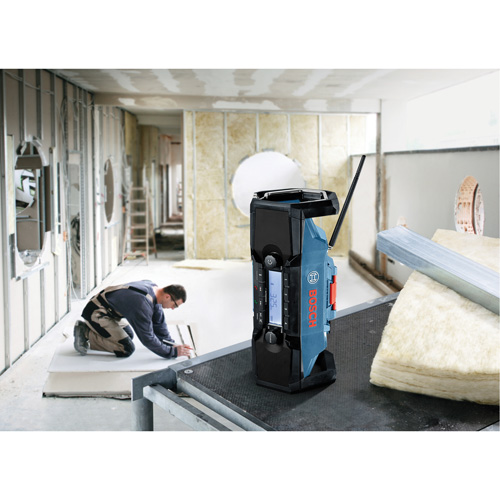 Compact Jobsite Radio with Bluetooth&reg; 5.0, Lithium-Ion, 18 V Meunier Outillage Industriel