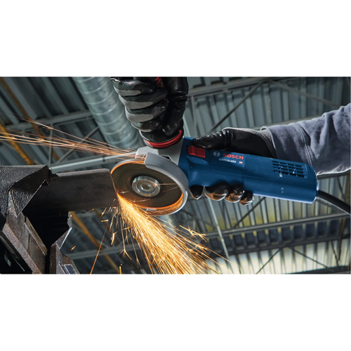Ergonomic Angle Grinder, 4-1/2", 120 V, 10 A, 11000 RPM Meunier Outillage Industriel
