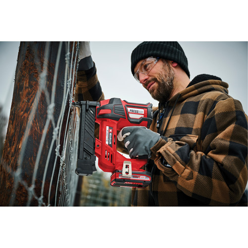 18V Cordless Narrow Crown Stapler (Tool Only), 1/4" Staples Meunier Outillage Industriel
