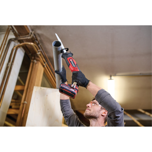 Scie alternative compacte &agrave; une main sans fil (outil seulement), 18 V, Lithium-ion Bloc-pile, 0-3000 coups/min Meunier Outillage Industriel