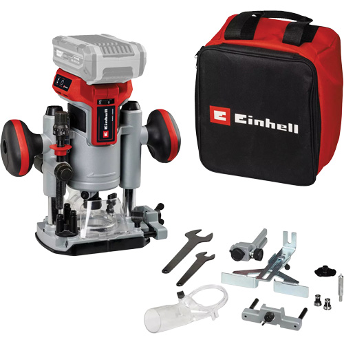 Toupie compacte avec base fixe et plongeante professionnelle sans fil (outil seulement) Meunier Outillage Industriel