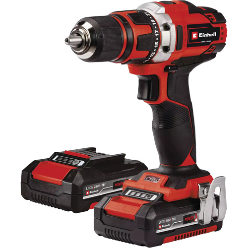 Ensemble perceuse sans fil, Lithium-ion, 18 V, Mandrin 1/2", Couple 354 lb-po Meunier Outillage Industriel