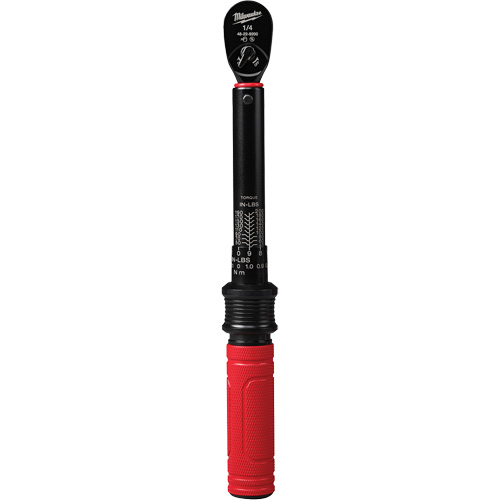 Cl&eacute; dynamom&eacute;trique, &agrave; cliquer, Entraînement 1/4" carr&eacute;, 4,5 - 22,6 Nm/40 - 200 lb-po Meunier Outillage Industriel