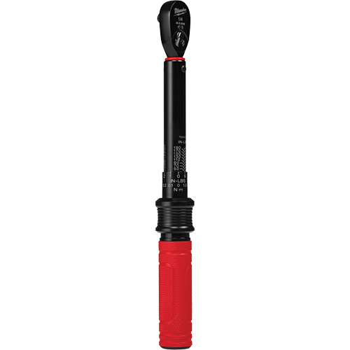 Cl&eacute; dynamom&eacute;trique, &agrave; cliquer, Entraînement 1/4" carr&eacute;, 4,5 - 22,6 Nm/40 - 200 lb-po Meunier Outillage Industriel