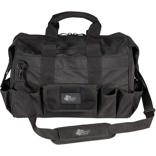 Phantom Collection 18" Contractor's Tool Bag, Ballistic Polyester, 25 Pockets, Black Meunier Outillage Industriel