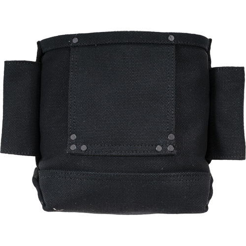 Phantom Collection Nut & Bolt Bag with 2 Sleeves, Canvas, 3 Pockets, Black Meunier Outillage Industriel