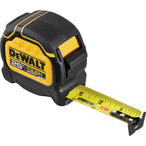 TOUGHSERIES Tape Measure, 25', Imperial Graduations Meunier Outillage Industriel
