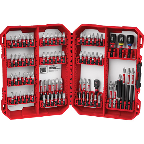 80-Piece SHOCKWAVE Impact Duty Driver Bit Set Meunier Outillage Industriel