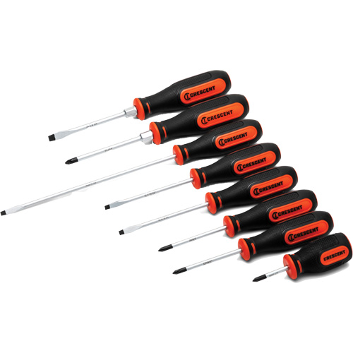 Dual Material Screwdriver Set, 8 Pcs. Meunier Outillage Industriel