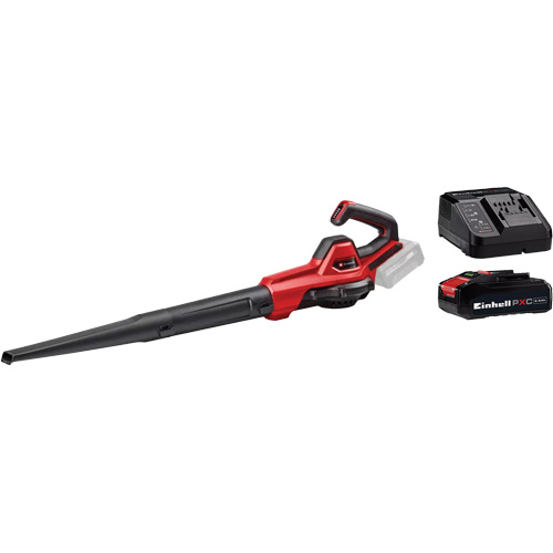 Souffleuse universelle 110 pi3/min sans fil avec batterie 2,5 Ah et ensemble de d&eacute;part de chargeur, 18 V, Vitesse d'air 155,34 mi/h, &agrave; pile Meunier Outillage Industriel