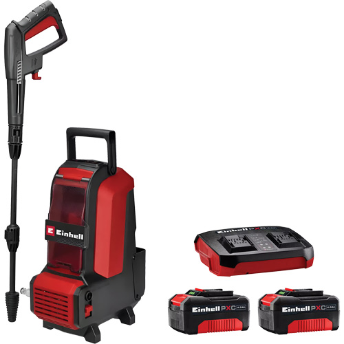 Laveuse &agrave; haute pression sans fil avec batterie 4 Ah PXC et ensemble de d&eacute;part de chargeur, &agrave; pile, 1522 psi, 1,23 gal./min Meunier Outillage Industriel