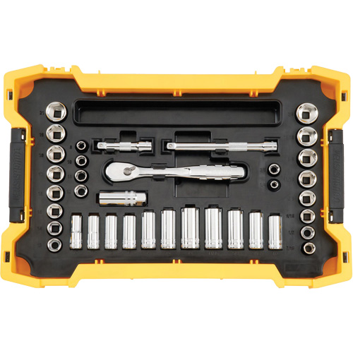 3/8" & 1/2" Mechanic's Tool Set with TOUGHSYSTEM&reg; 2.0 Tray & Lid Meunier Outillage Industriel