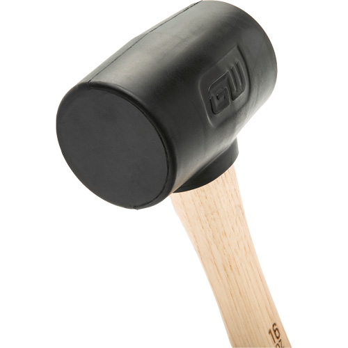 Rubber Mallet, 16 oz., Wood Handle, 13" L Meunier Outillage Industriel