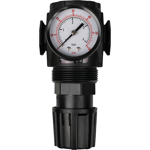 MODULAIR 300 Compressed Air Regulator, 1/2" NPT, 300 psi Max. PSI, In Line/Modular Meunier Outillage Industriel