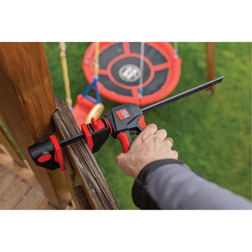 One-Hand Bar Trigger Clamps with 360° Rotating Handle, 4-1/2" (114.3 mm) Meunier Outillage Industriel
