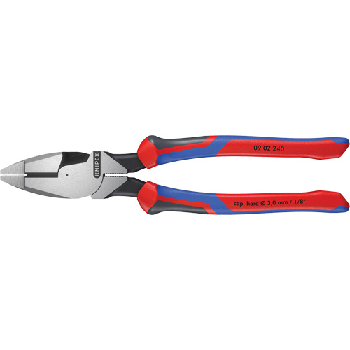 Pince pour monteurs de lignes &agrave; levier d&eacute;multipli&eacute;, t&ecirc;te type Nouvelle-Angleterre avec poign&eacute;e KNIPEXTEND Meunier Outillage Industriel