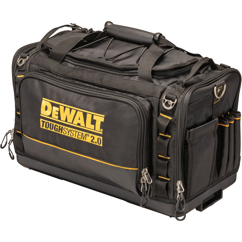 Sac &agrave; outils de chantier ToughSystem 2.0 r&eacute;sistant &agrave; la salet&eacute;, 1680 Denier, 50 pochettes, Noir/Jaune Meunier Outillage Industriel