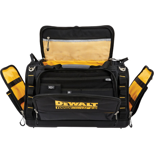 Sac &agrave; outils de chantier ToughSystem 2.0 r&eacute;sistant &agrave; la salet&eacute;, 1680 Denier, 50 pochettes, Noir/Jaune Meunier Outillage Industriel